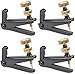 MUSICAL STRING VIOLIN TUNER FOR 4/4 AND 3/4 VIOLIN METAL STRING FINE ADJUSTER ANTI RUST BLACK GOLD 4 PCS PACK