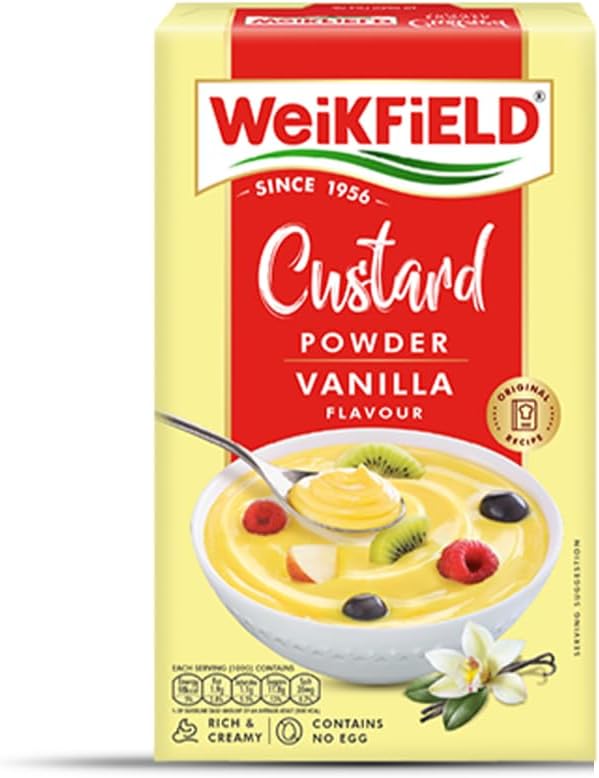 Custard Powder 100g Pack | Vanilla Flavor | 2-Minute Preparation | Makes Smooth & Creamy Custard | Contains Quality Ingredients | Best For Fruit Salads & Puddings