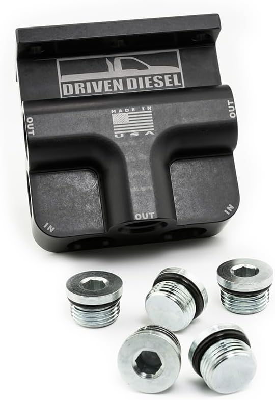 Driven Diesel Fuel Tank Pre-Pump Filter Suction Kit, Hutch Mod, Compatible with 99-03 Ford 7.3 Powerstroke Diesel…