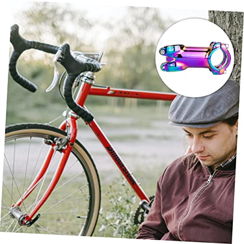 Besportble 1Pc Bicycle Stem Neck Extender Extension Riser Adjustable Bike Stem Bike Neck Extender Mtb Bike Handlebar Stem Accessory Mtb Bike Raiser Aluminum Alloy Adapter Colorful Fold #TOP4