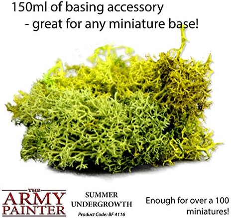 The Army Painter | Basing: Summer Undergrowth | Miniature Models Bases | For a Realistic Look