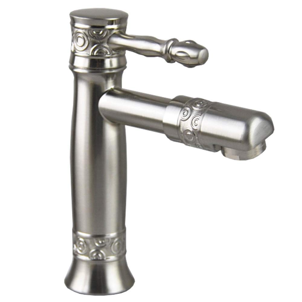 Robinet de bassin d'aquarium brossé OKUOKA au style épuré
