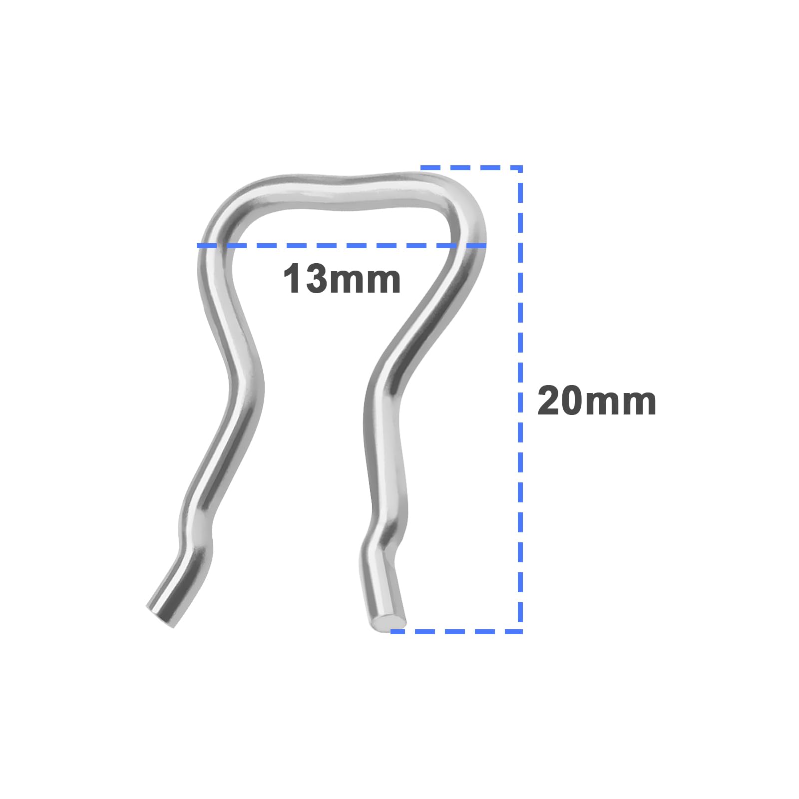 10 Clips D'injecteur Diesel En Acier Inoxydable - Compatibles Injecteurs Bosch - Pièces De Rechange Pour Rampe Commune - 8