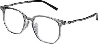 Dollger Blue Light Blocking Glasses for Women - Oversized Square Frame Computer Eyewear, Anti Eye Strain, Lightweight