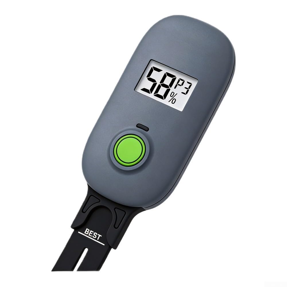 Sensore di umidità digitale per piante in vaso interno esterno | Connessione Wi-Fi, controllo app, soglia individuali, dati in tempo reale, colore bianco