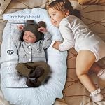 BABESIDE Realistic Reborn Baby Dolls Boy Noah, 20 Inches Soft Full Vinyl Body Realistic Baby Dolls, Real Life Baby Doll with Toy Accessories Gift Set for Kids Age 3+