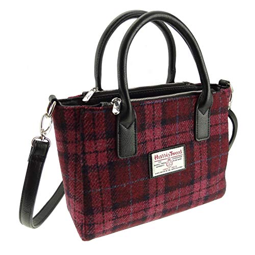 Brora LB1228 Col90 Harris Tweed Petit sac fourre-tout pour femme