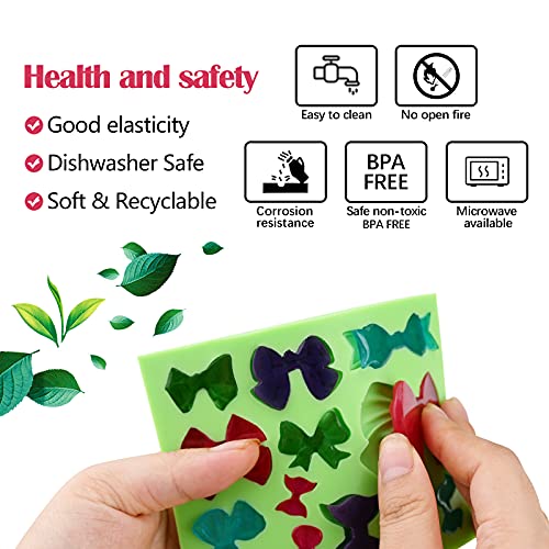 Sakolla Bowknot Fondant Mold - Bow Tie Silicone Mold For Chocolate Candy Cupcake Toppers Gumpaste Sugarcraft Diy Cake Decorating… #TOP4