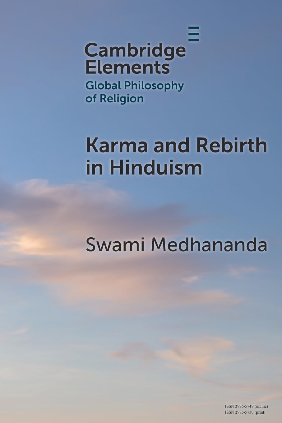 Karma and Rebirth in Hinduism by Swami Medhananda - 9781009461139