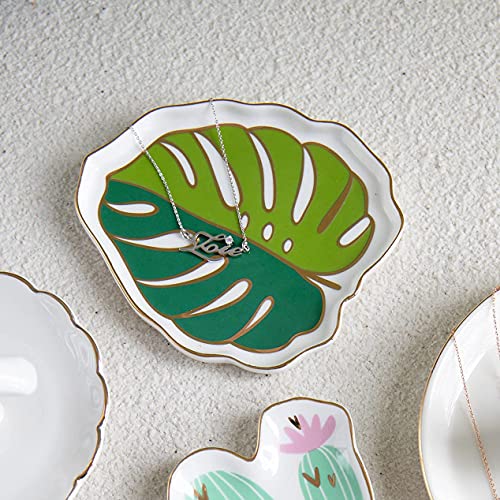 Palms Leaf dish, mono living, Jewelry plate Rings organizer Trinket holder Ring tray Palms Leaf gifts Palms Leaf trinket tray Palms Leaf ring dish Birthday Gift for Her Girlfriend Daughter Women
