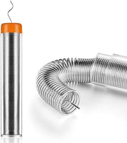 Solder Wire with Flux Rosin Core Tin Lead 63/37 0.031" Diameter 0.42oz in Storage Tube Welding Soldering DIY Works