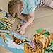 Melissa & Doug Land of Dinosaurs Floor Puzzle, 48 pc Jumbo Jigsaw Puzzle, Educational Screen Free Activity for Toddler, Preschoolers and Kids Ages 3+ (4 feet Long) - FSC Certified