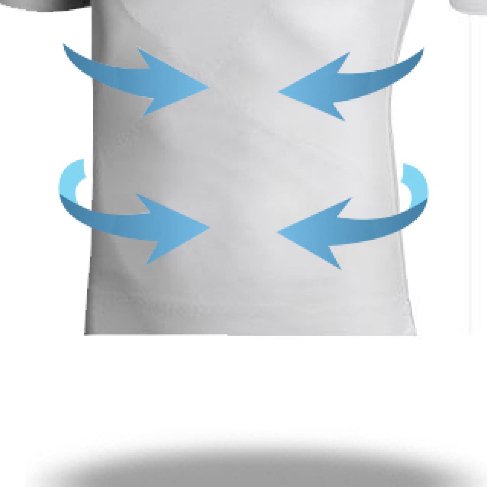 TTDGYYXW Body da Palestra da Uomo a Maniche Corte Dimagrante Top compressivo Addominale Elastico per Lo Sport