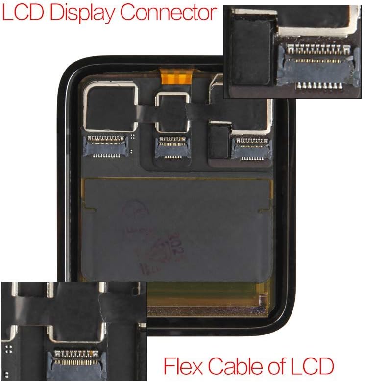 A-MIND for Apple Watch Series 3 GPS+Cellular 38mm 3nd generationch LCD Display Screen Replacement,for Series 3 Iwatch LCD Digitizer Assembly Repair,with Screen Protector (GPS+Cellular 38mm)