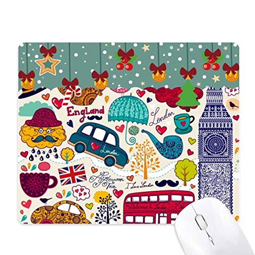 Alfombrilla Bus Tower UK Big Ben para decorar tu espacio de trabajo