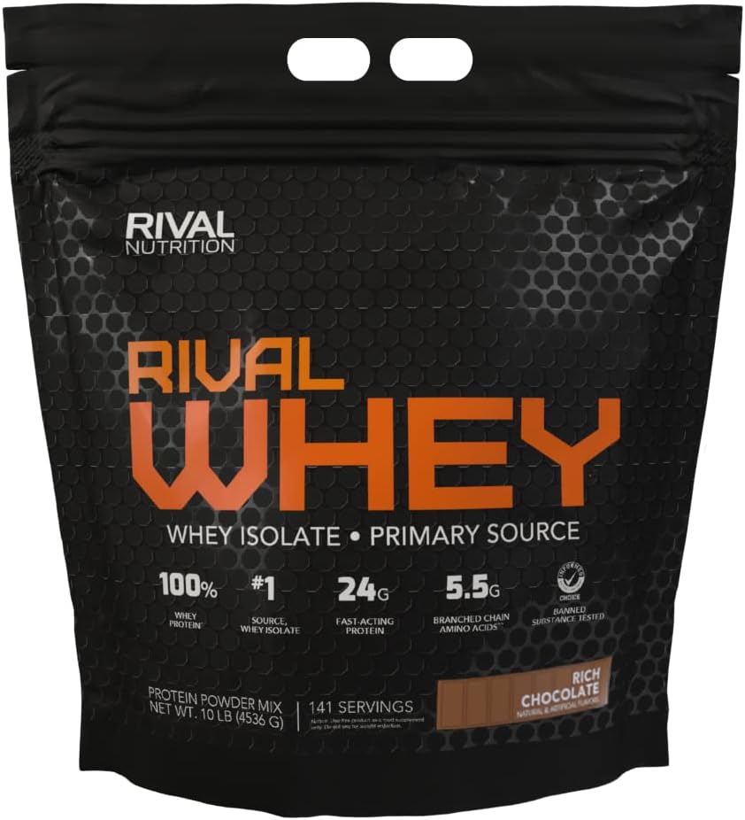 Rival Nutrition Rival Whey- Rich Chocolate, 10lbs