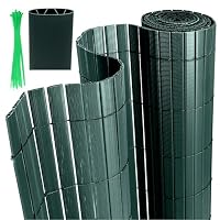 Recinzione Privacy In PVC Joparri - 90x800 Cm, Con 4 Rinforzi, Fascette, Per Giardino, Balcone E Terrazza