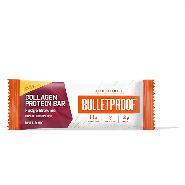 Bulletproof Fudge Brownie Collagen Protein Bar, 1.4 OZ 1