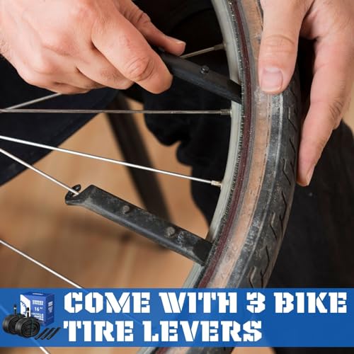 corki Cycles 16 Polegadas Câmara de Bicicleta 2 Unidades, Câmara de Pneu de Carrinho 16” X 2,2 2,25