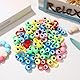 50 Stücke Eye fingerpuppe pädagogisches fingerspielzeug große Augen fingerring parteibevorzugung Spielzeug für Kinder (Gelegentliche Farbe)