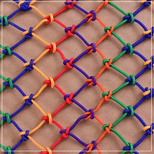 ZHAS Red de jardín Color Balcón Interior Red Protectora Red de Seguridad de construcción Escaleras para niños Red Protectora Red de Nylon Cuerda Red de cría de Animales al Aire Libre Senna Net (T