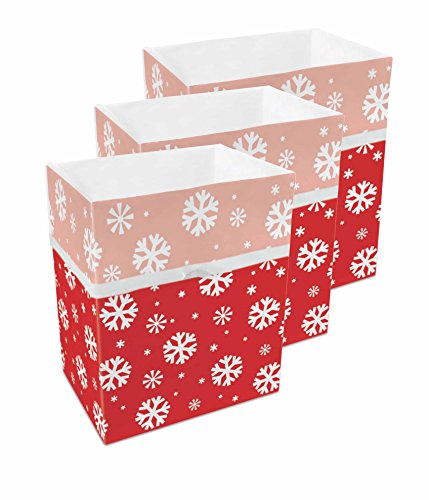 Clean Cubes 13 Gallon Disposable Sanitary Trash Cans & Recycling Bins, 3 Pack