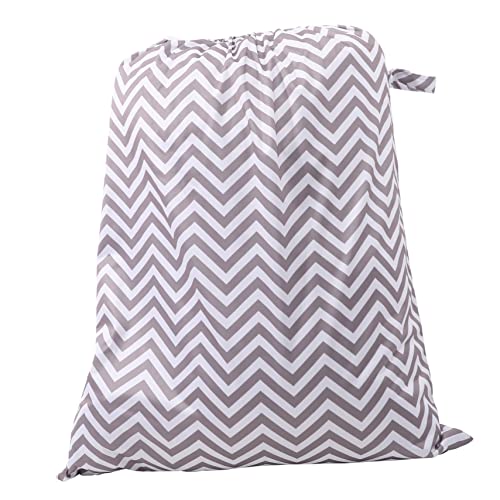 GLEAVI Cubo De Basura Bolsa De Cocina Bolsa Marrón Luz Húmeda Y Sucia Artículos De Tocador Portátiles con Forro De Cubo Tela De Dibujo Contenedor De Viaje para Piscina Contenedor