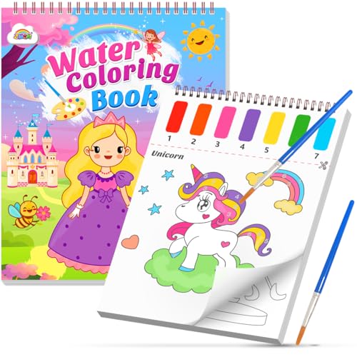 ZMLM Paint with Water Coloring Books for Toddlers, Mess Free...