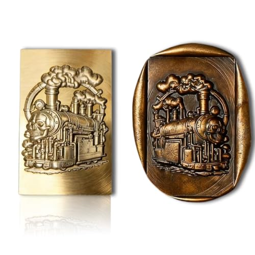 Mceal Wachssiegel Stempelkopf, 3D Relief für DIY Basteln, Hochzeitseinladungen, Geschenkverpackung, Steampunk Kollektion-Schädel Dampfmaschine