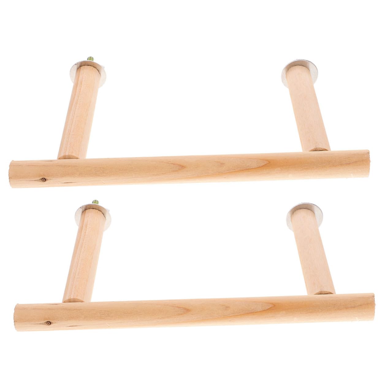 Happyyami 6pezzi Posatoi Per Uccelli Legno Naturale Supporto Per Pappagalli Da Gioco e Riposo Facile Da Installare Giocattolo Per Uccelli Per Spazio Attività Aggiuntivo