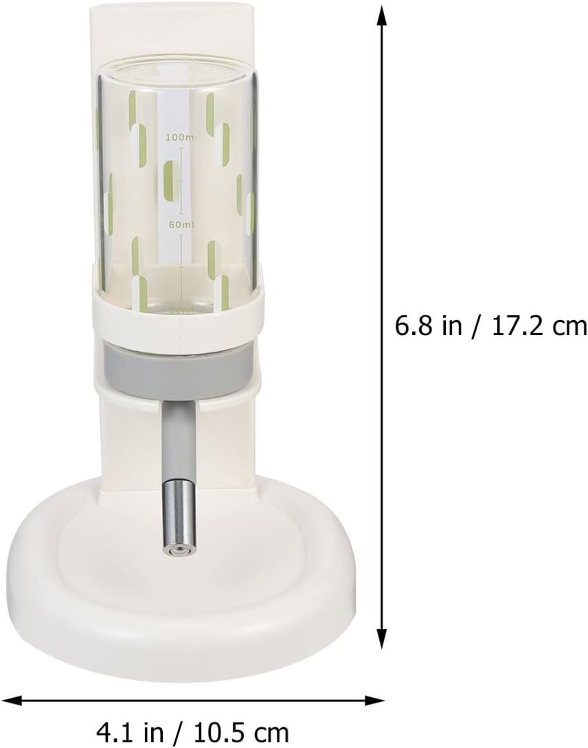 FRCOLOR Height Hamster Water Feeder Bottle with Design Transparent Drinking Tool for Small Pets Cage Use Suitable for Hamsters Rabbits Puppies and Lizards