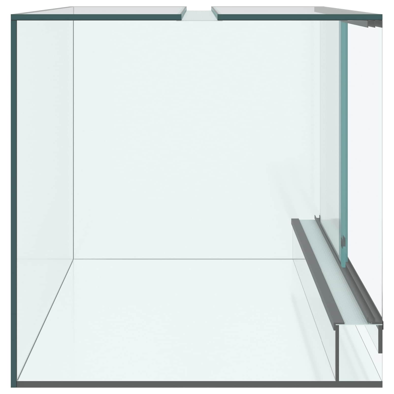 Generisch Terrarium mit Speicher Transparent 60 x 40 x 40 cm Glas,Tier- & Haustierbedarf,Haustierbedarf,Reptilien- & Amphibienbedarf,Terrarien-42020391