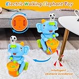 xinrongda Baby Toys 6 to 12 Months Crawling Elephant Toy, Musical Light Interactive Walking Sensory Toys, Birthday Present Gifts for Kids Toddler Age 0-6 months 1 2 3 Years Old - Image 4