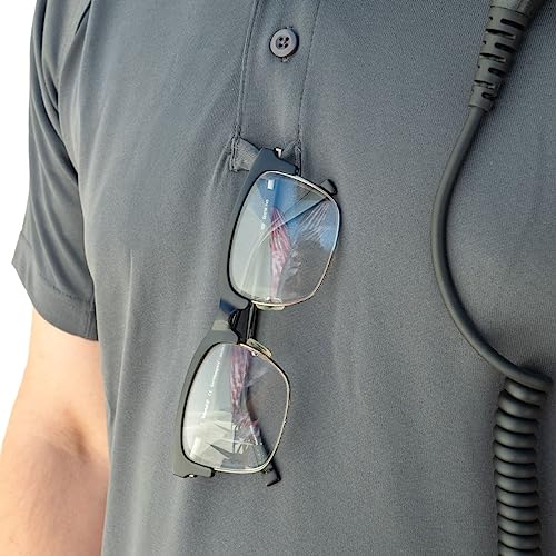 RYNO GEAR Men's Tactical Duty Polo Shirt - Wrinkle Free, Moisture Wicking, Quick Drying, Short Sleeve Security Polo for Work3