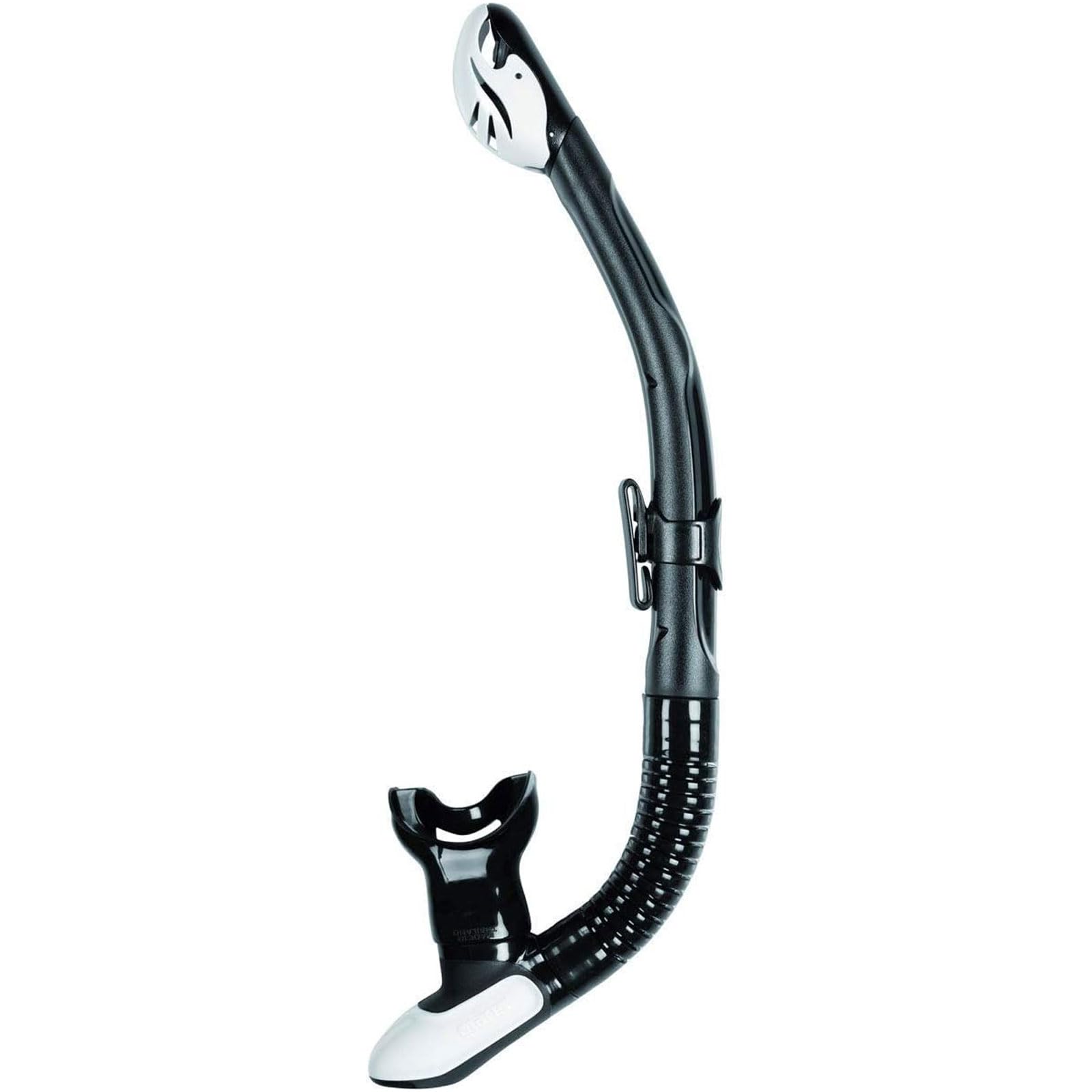 Mares Unisex Adults Ergo Dry Snorkel - Durable Lightweight Scuba Diving & Snorkeling Gear with Dry Top & Ergonomic Mouthpiece