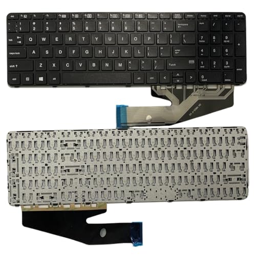 HP Probook 450 G3 G4 455 470 650 G2 655 HSTNN-Q95C HSTNN-Q03C ノートパソコンキーボード(US)(No Backlight US)
