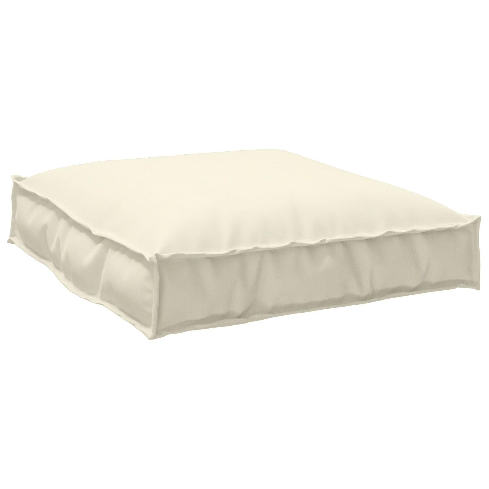 Palettenkissen 2er Set Creme Polyester Palettenkissen Set