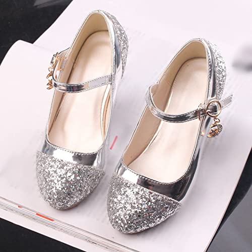 Children Beauty Pageant Shoes High Heels Princess Single Dress Shoes Performance Toddler Girls Indoor Shoes3