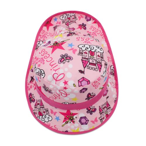 Image of VRITRAZ Sun Protection UPF50+ Bucket Hat Toddler Summer Beach Play Hats with Neck Flap for Girl, Boy, Kids Summer Hat, Bucket Hat for Kids Ages 3-10 Years