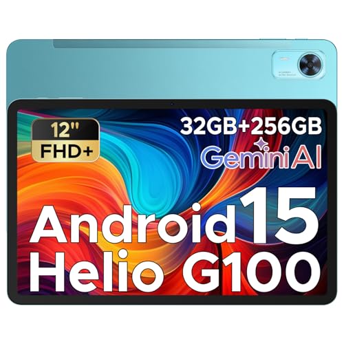 DOOGEE Tab E3+ Tablet 12 Pulgadas Android 15, Octa-Core Helio G10...