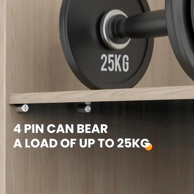 16PCS Self-Tapping Screws-Metal Shelf Support Pins with Anti-Slip Sleeves,Patio Deals,Bathroom-Office-Desk-Accessories, 16PCS