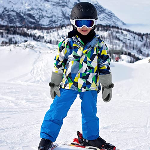 Olreco Toddler Snow Gloves Toddler Mittens Waterproof Kids Ski Gloves Thinsulate Baby Toddlers Winter Mittens for Kids 1-7Y3