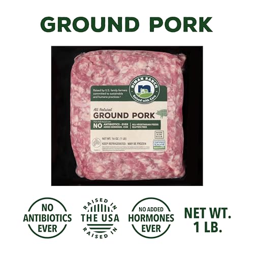 Niman Ranch, All Natural, Ground Pork, 1 lb
