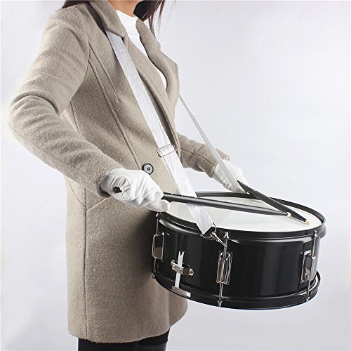 image for Ktaxon 14 x 5.5 inches Snare Drum Set, Marching Snare Drum Set for Pra