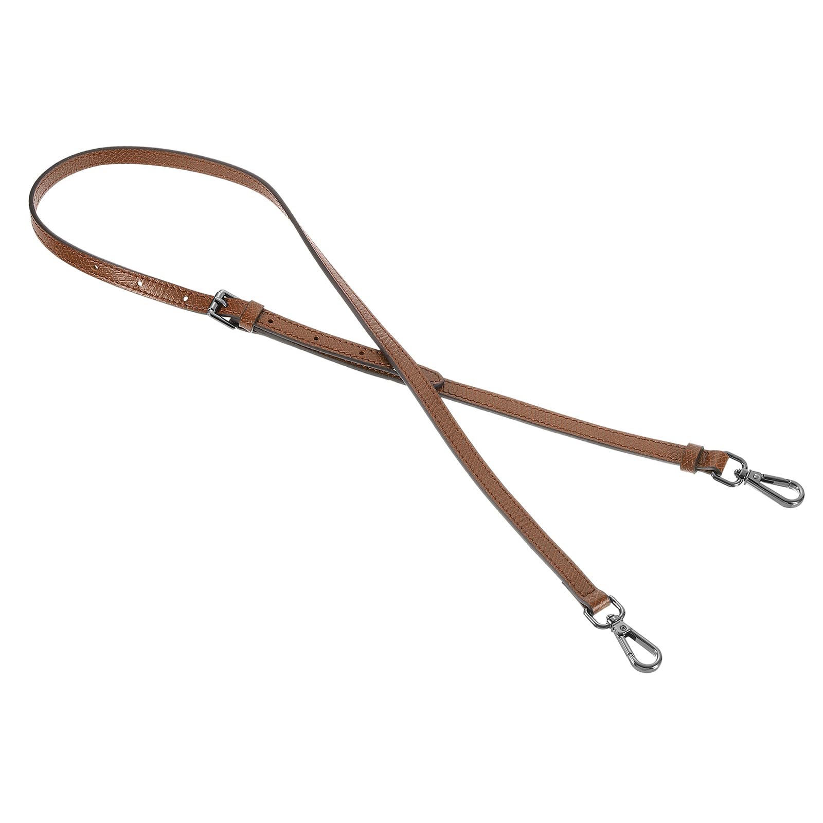 Sangle de sac réglable en cuir marron clair pour vos trajets quotidiens - 8