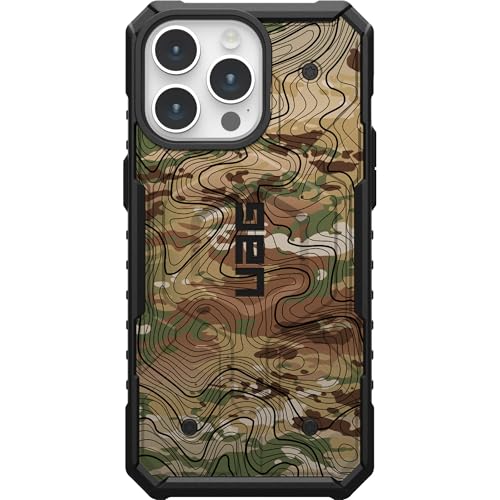 EGO TACTICAL UAG Urban Armor Gear case Compatible with MagSafe for iPhone 15 Pro Max [6.7" Screen] Limited Edition Printed in The USA OCP Camo Topography