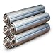 Pack of 5 Conveyor Rollers, 1.5" Diameter Galvanized Steel, 10" Between Frame