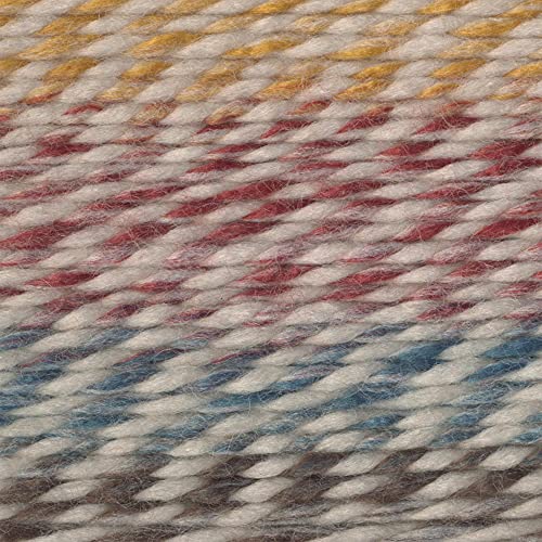 Image of Lion Brand Yarn Wool-Ease Thick & Quick Yarn, Soft and Bulky-Yarn for Knitting, Crocheting, and Crafting, 1 Skein, Hudson Bay (Pack of 2)