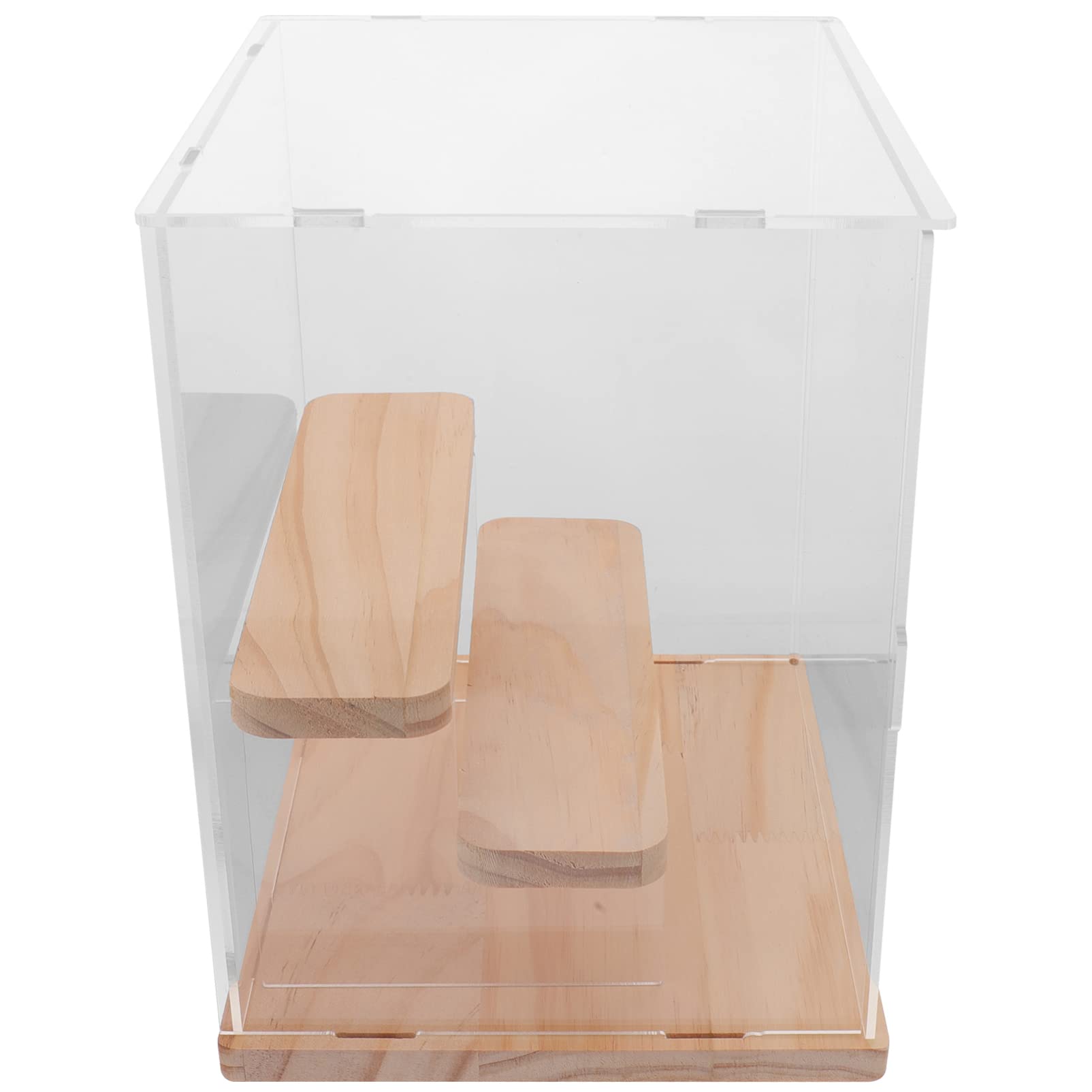 Vitrine objets de collection étagée protège vos figurines de la poussière