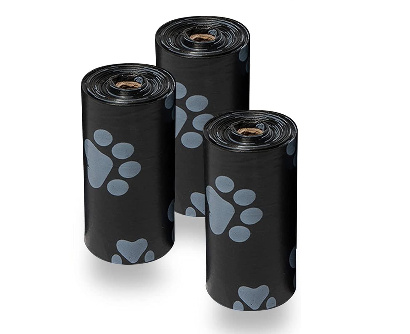 WapaW Dog Poop Bags, Extra Thick and Strong Poop Bags for Dogs, Guaranteed Leak-proof, 15 Doggy Bags Per Roll, Each Dog Poop Bag Measures 9 x 13 Inches (PACK OF 3 (3x15 = 45 Bag))